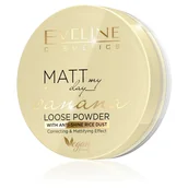 Pudry do twarzy - Eveline cosmetics Matt My Day Puder Sypki Banana 6g EVEL-17493 - miniaturka - grafika 1
