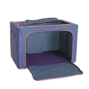 Pudełko Organizer Pojemnik Na Ubrania Pościel Koce 66 L - Pokrowce na ubrania - miniaturka - grafika 1