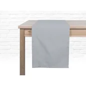 Obrusy i serwetki - Bieżnik błyszczący Angelo szary - miniaturka - grafika 1