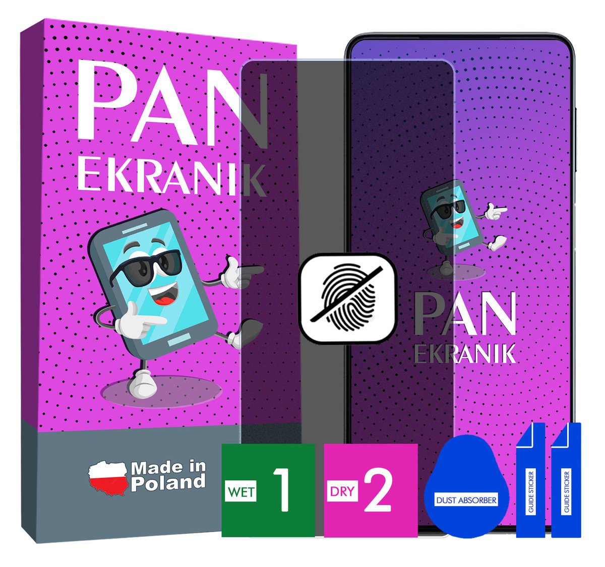 FOLIA 5D PRYWATYZUJĄCA MATOWA DO SAMSUNG GALAXY M52 CAŁY EKRAN ORYGINALNA