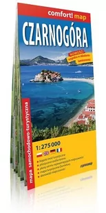 ExpressMap  comfort! map Czarnogóra. Laminowana mapa samochodowo-turystyczna - Atlasy i mapy - miniaturka - grafika 1