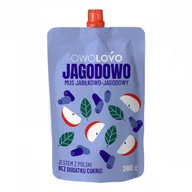 Desery dla dzieci - Owolovo Mus jabłkowo-jagodowy Jagodowo 200 g - miniaturka - grafika 1