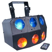 Oświetlenie i efekty wizualne - LIGHT4ME SIX EYE BEAM - mocny efekt beam LED + PILOT ♦ 30 DNI NA ZWROT ♦ GWARANCJA DOOR-TO-DOOR ♦ SZYBKA WYSYŁKA - miniaturka - grafika 1