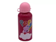 Bidony dla dzieci - Bidon aluminiowy ŚWINKA PEPPA 400ml - miniaturka - grafika 1