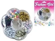 Prace ręczne dla dzieci - Zestaw koralików Kwiatek 170el Madej - zabawka - miniaturka - grafika 1