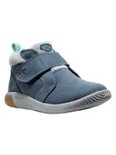 Botki damskie - Keen Skórzane botki "KNX Middie" w kolorze niebieskim - miniaturka - grafika 1