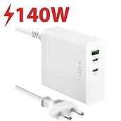 Ładowarki do telefonów - Ładowarka sieciowa FIXED Charging Station 140W Biały | Bezpłatny transport - miniaturka - grafika 1