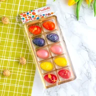 Bombonierki i czekoladki - Wielkanocne pralinki w kształcie jajek - 10 szt. - miniaturka - grafika 1