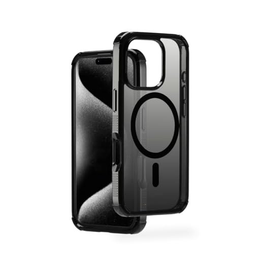 Hama Etui na telefon komórkowy Extreme Protect do iPhone 16 Pro Max i MagSafe (D3O Bumper, odporne na uderzenia, upadki, nietłukące, magnetyczne etui do ładowania indukcyjnego, gradient kolorów),