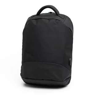 NoName Plecak Plecak na notebook 15,6" NB007 czarny poliester polietylen nylon z zabezpieczeniem antykradzieżowym - Torby na laptopy - miniaturka - grafika 3