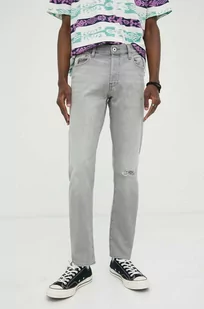 G-Star Raw jeansy męskie kolor szary - Spodnie męskie - miniaturka - grafika 1