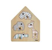 Układanki dla dzieci - Done by Deer Done by Deer, Puzzle drewniane Friends - miniaturka - grafika 1