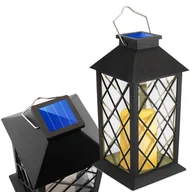 Lampy ogrodowe - Lampa Solarna Ogrodowa LED LIRIO Wisząca Latarenka 28cm LUMILED - miniaturka - grafika 1