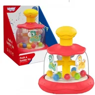 Karuzele dla niemowląt - WOOPIE BABY Kolorowe Koniki Czerwona Bączek Karuzela - miniaturka - grafika 1