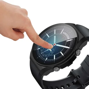 Etui ochronne 2w1 nakładka z szkłem Alogy do Xiaomi Mi Watch S1 Global Czarne - Akcesoria do smartwatchy - miniaturka - grafika 11