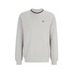 FILA Bluza męska BILECIK Raglan Crew, jasnoszary melanż, S, jasnoszary melanżowy, S - Bluzy męskie - miniaturka - grafika 1