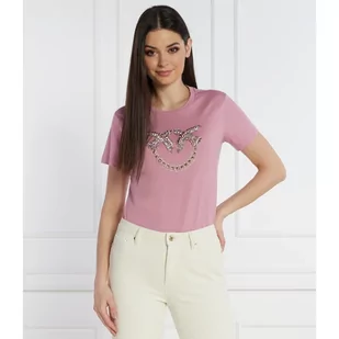 Pinko T-shirt | Regular Fit - Koszulki i topy damskie - miniaturka - grafika 1