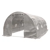 Szklarnie ogrodowe - 4IQ Tunel foliowy szary 2 x 4,5 m, wys. 200 cm - miniaturka - grafika 1