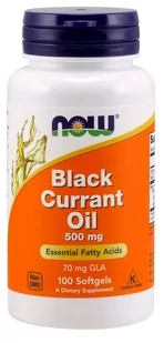 Now Foods NOW Black Currant Oil 500mg 100caps - Witaminy i minerały - miniaturka - grafika 2