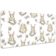 Podkładki na biurko - Podkładka na biurko dla dzieci Małe króliki 100x50 cm - miniaturka - grafika 1