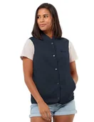 Kamizelki damskie - Jack Wolfskin Damska kamizelka polarowa Light Curl, Night Blue, XS, niebieski (Night Blue), XS - miniaturka - grafika 1