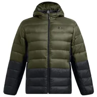 Kurtki męskie - Kurtka męska Under Armour Legend Down Hooded Jacket Rozmiar: L / Kolor: zielony/czarny - miniaturka - grafika 1