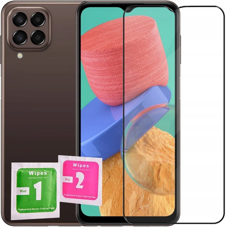 SZKŁO HARTOWANE DO SAMSUNG GALAXY M33 5G PEŁNE NA CAŁY EKRAN SZKIEŁKO 5D 9H