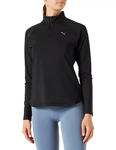 PUMA Damski sweter z dzianiny 1/2 zamek błyskawiczny W - Swetry damskie - miniaturka - grafika 1