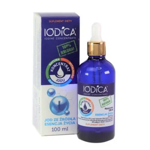 Iodica Iodica Koncentrat Jodu 100 ml - Witaminy i minerały Iodica Iodica Koncentrat Jodu 100 ml - Witaminy i minerały - miniaturka - grafika 1
