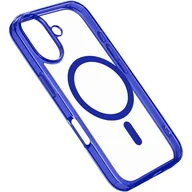Etui i futerały do telefonów - Etui CELLULARLINE Iconic Magsafe do Apple iPhone 16 Przezroczysto-niebieski - miniaturka - grafika 1