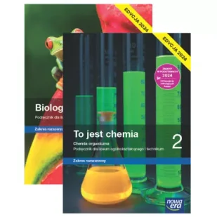 Pakiet podręczników: Biologia na czasie, To jest chemia. Zakres rozszerzony. Liceum i technikum. Klasa 2. Edycja 2024 - Podręczniki do technikum - miniaturka - grafika 1