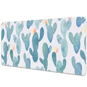 Podkładki na biurko - Mata ochronna na biurko Obraz z kaktusami 90x45 cm - miniaturka - grafika 1