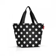 Torby i wózki na zakupy - Torba shopper m, dots white kod: RZS7073 - miniaturka - grafika 1