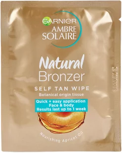 Garnier Ambre Solaire saszetka No Streaks Bronzer by Self-TAN Face Wipe (One Singular) C2192212 - Pozostałe kosmetyki - miniaturka - grafika 1