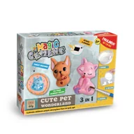 Prace ręczne dla dzieci - Zestaw Kreatywny Sensoryczny Strigo Magic Cement Figurki Słodkie Zwierzątka - miniaturka - grafika 1
