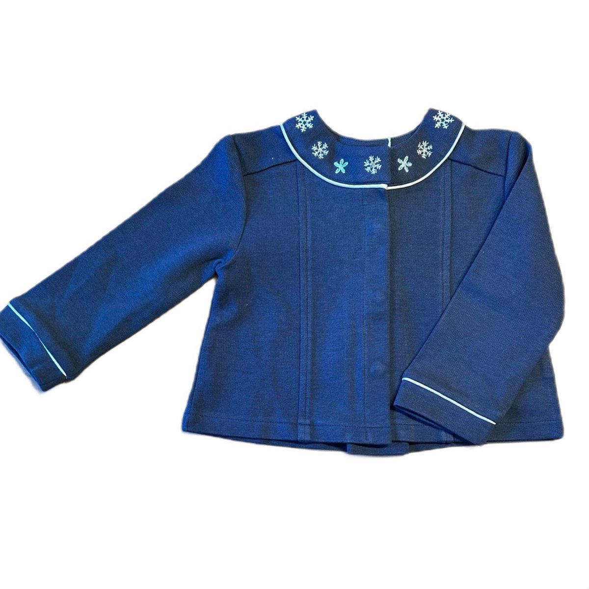 Sweter dziewczęcy Chicco kardigan rozpinany granatowy-86