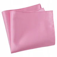 Krawaty i muchy męskie - Poszetka męska w prążki - jasnoróżowa - miniaturka - grafika 1