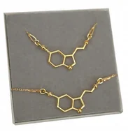 Zestawy biżuterii dla kobiet - Złoty komplet SEROTONINA szczęścia srebro 925 - miniaturka - grafika 1