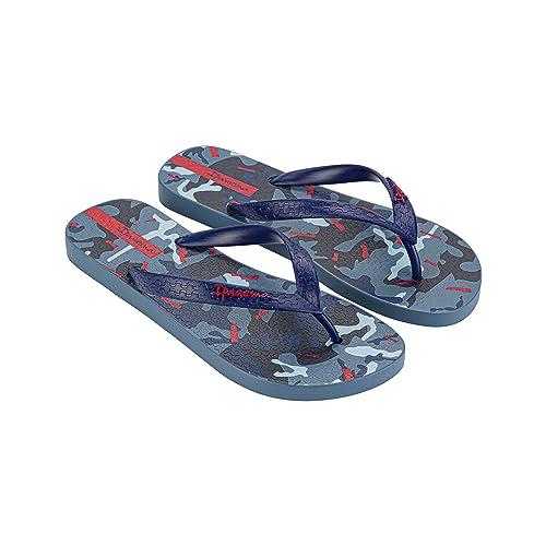 Ipanema Męskie klapki Summer IV AD, niebieskie/czerwone, 38 EU, czerwono-niebieski, 38 EU