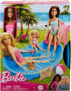 Barbie Basen z lalką i akcesoriami - Lalki dla dziewczynek - miniaturka - grafika 1