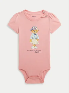 Polo Ralph Lauren Body dziecięce 310942270001 Różowy - Body dla niemowląt - miniaturka - grafika 1