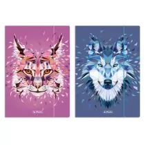 Teczka rysunkowa A4 z gumką Wild animals - Teczki i skoroszyty - miniaturka - grafika 1