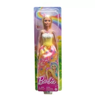 Lalki dla dziewczynek - BARBIE  - Księżniczka Żółto-różowy strój - miniaturka - grafika 1