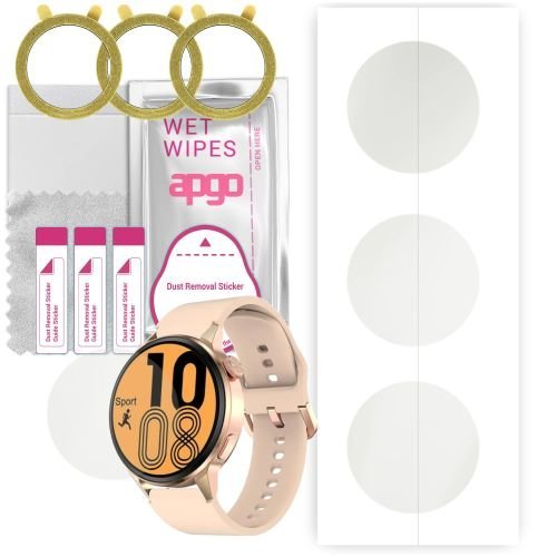 3x folia ochronna hydrożelowa MATOWA do DT NO.1 DT4+ Plus - apgo Smartwatch Hydrogel MATTE Protection Ochrona na ekran smartwatcha