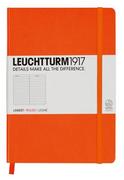 Szkolne artykuły papiernicze - Leuchtturm 1917 notatnik Medium (A5), twarda okładka, 249 stron, pomarańczowy 342934 - miniaturka - grafika 1