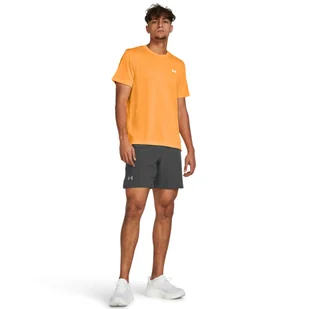 Męskie spodenki do biegania Under Armour UA Launch Pro 7'' Shorts - szare - UNDER ARMOUR - Spodnie sportowe męskie - miniaturka - grafika 1