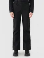 Odzież trekkingowa damska - Damskie spodnie trekkingowe 4F 4FRAW24TFTRF1001 - czarne - miniaturka - grafika 1