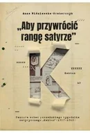 Technika - Aby przywrócić rangę satyrze - Anna Wiśniewska-Grabarczyk - miniaturka - grafika 1