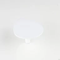 Klamki - Gałka meblowa Ink Biała stalowa - miniaturka - grafika 1