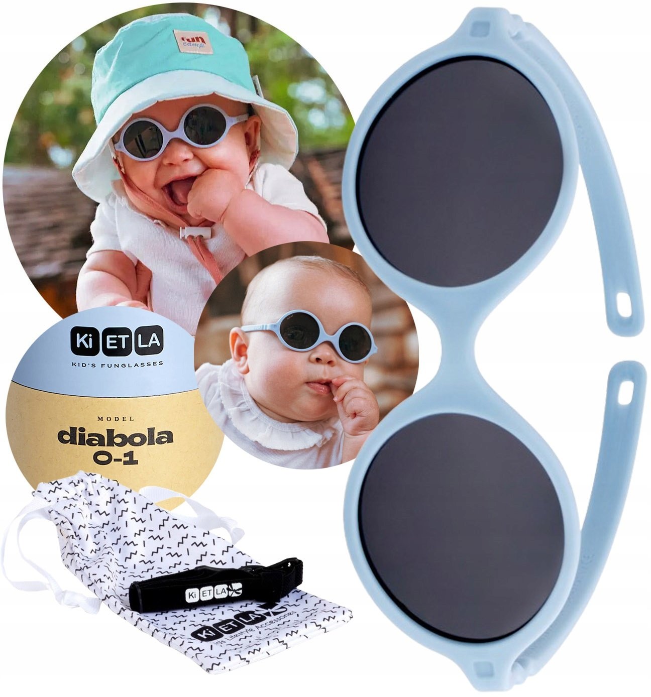 Kietla Diabola Okulary Przeciwsłoneczne 0-1 Lat
